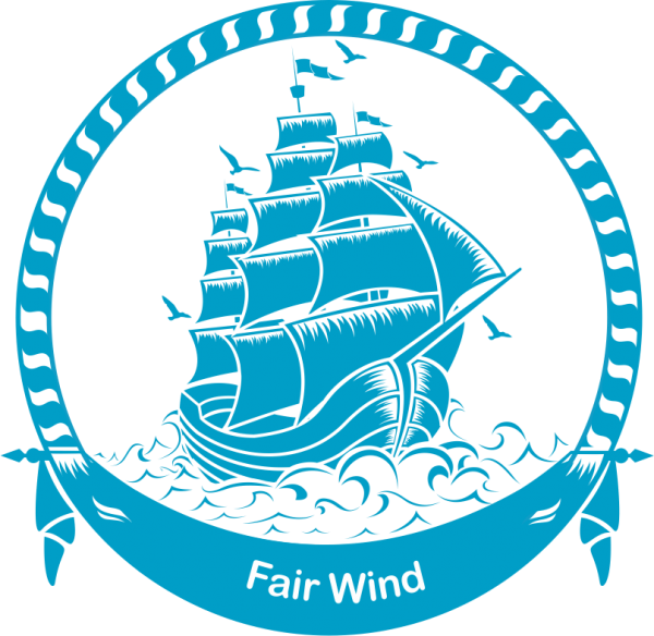 Логотип компании РК "Попутный ветер"